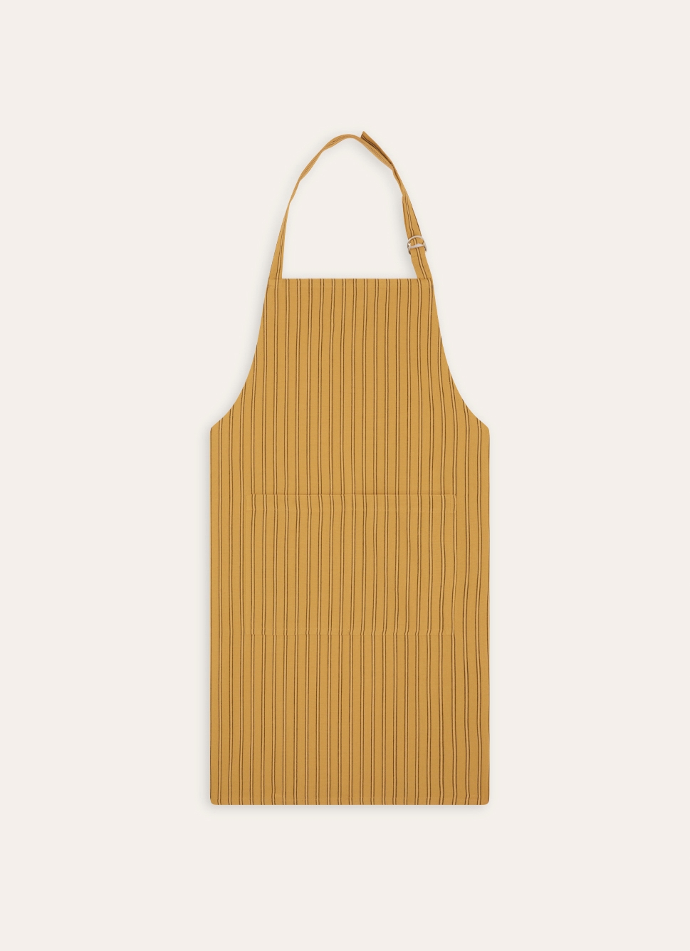 TABLIER RAYURES TISSÉES FIL TEINT OSIER