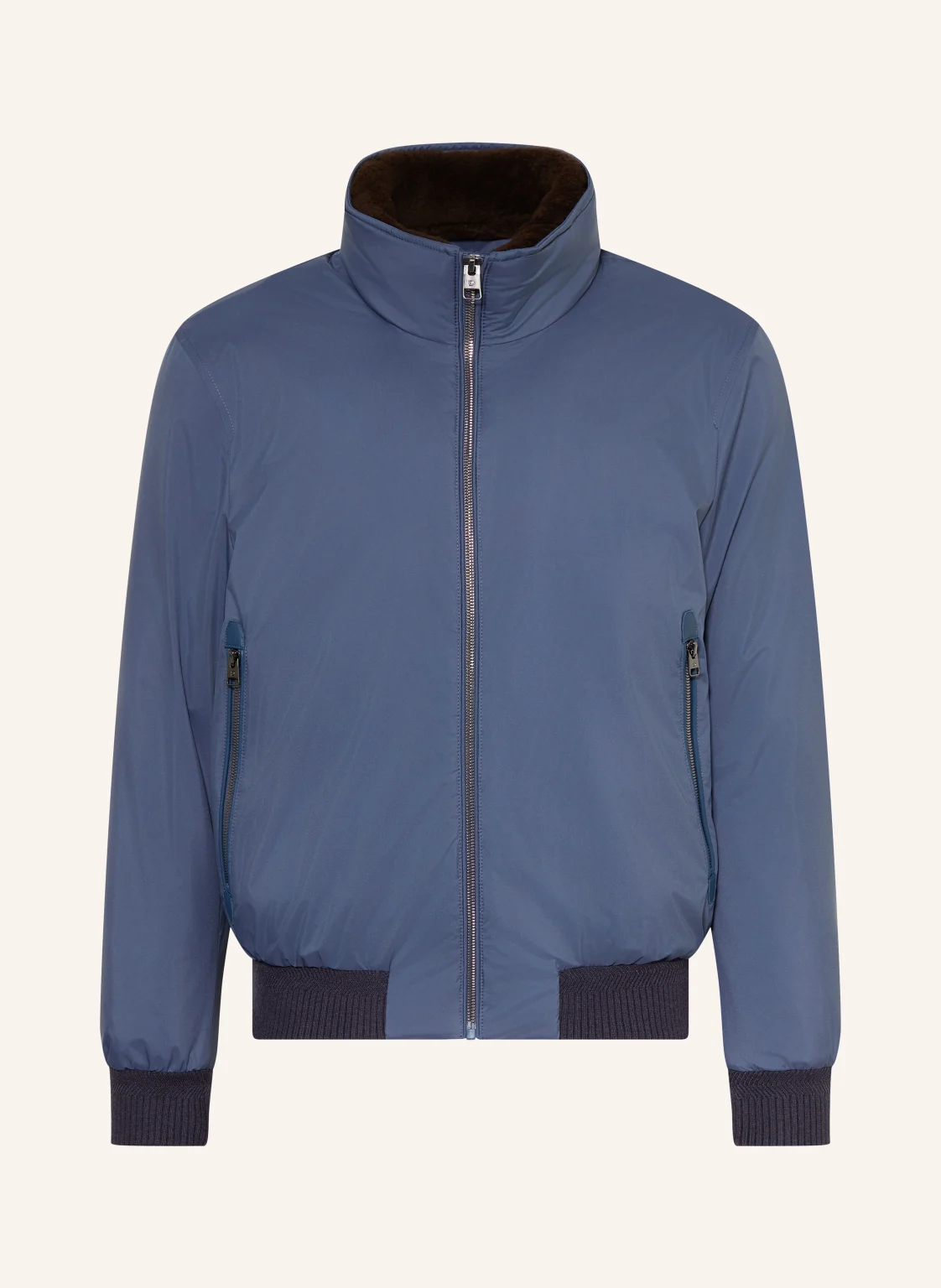 DRESSLER Blouson mit abnehmbarem Kunstfell-Kragen