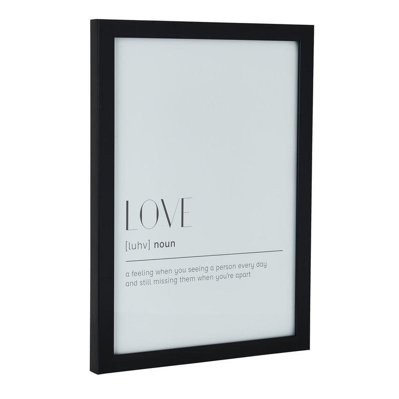 Fotolijst basic - zwart - 21x30 cm