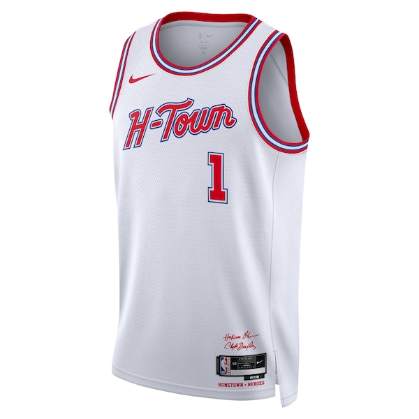 Amen Thompson Houston Rockets Nike Unisex 2025/26 Swingman Jersey - White - City Edition