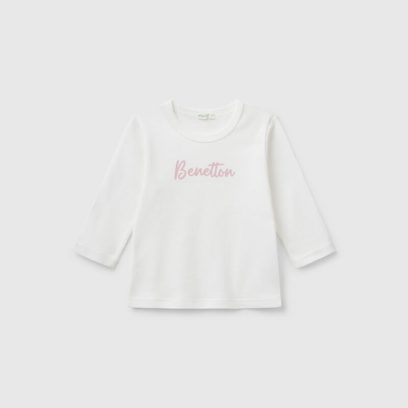 Long sleeve cotton t-shirt