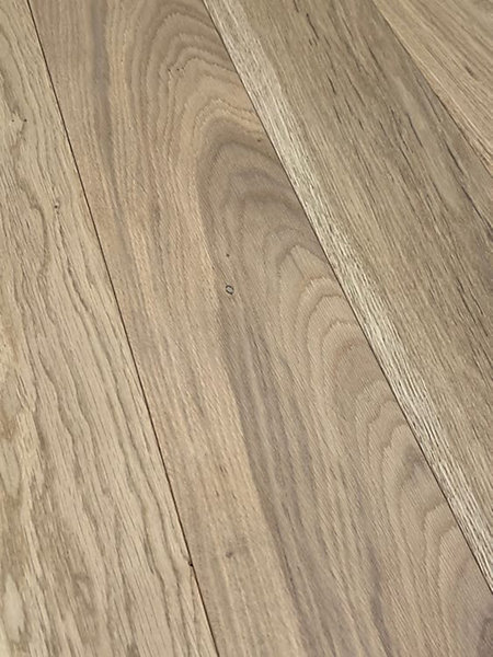 Parquet Chêne contrecollé verni brossé rustique invisible Garden 150x14mm - Longueurs Variables - 4mm de couche d'usure -