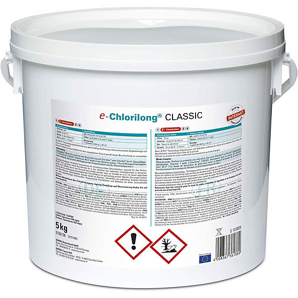 Chlore Bayrol Chlorilong Classic Entretien piscine - 5 kg