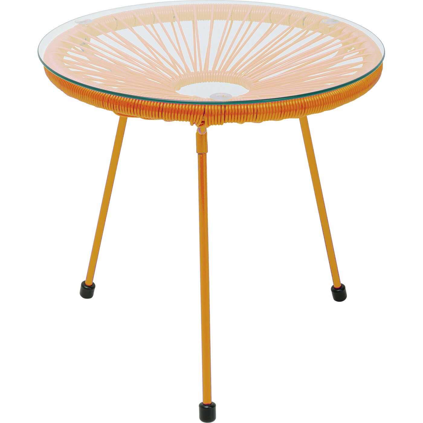 Kare Design Tuin Bijzettafel Acapulco Mono oranje