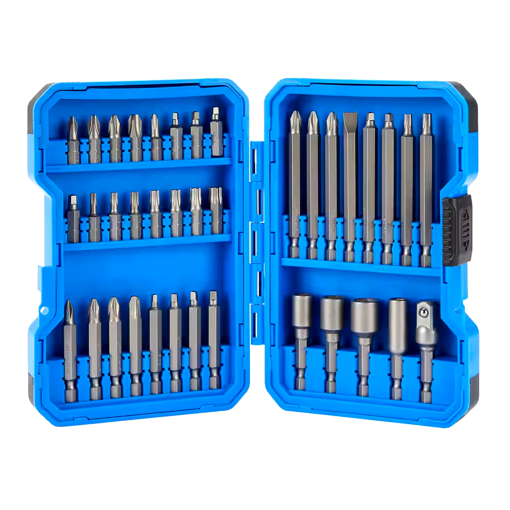 Mastercraft Magnetic Carbide Assorted Screwdriver Bit Set , 37-pc