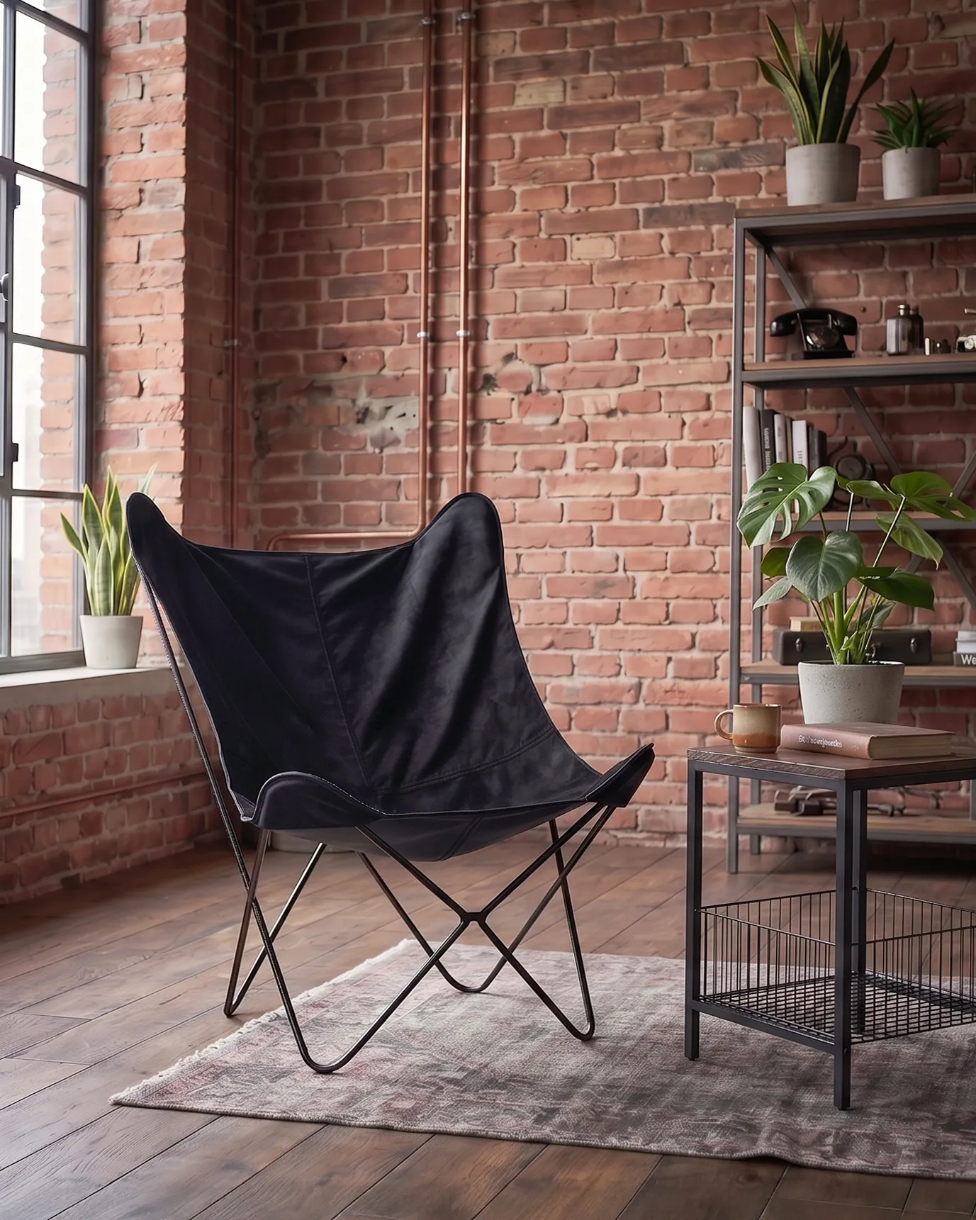 Armchair NYBRO Velvet Black