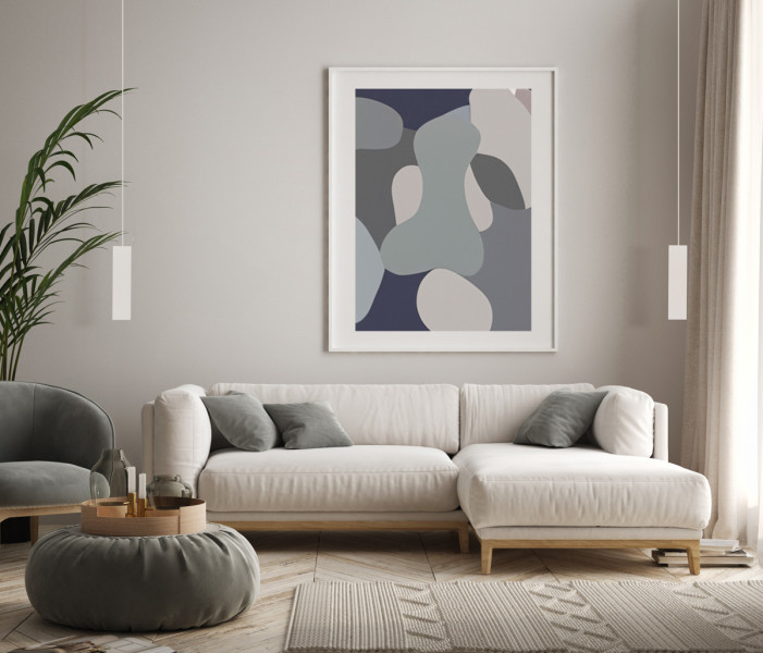 Lampa wisząca biały piaskowany ANDER 1xGU10x10W wym: 130x5,8x5,8 cm Italux
