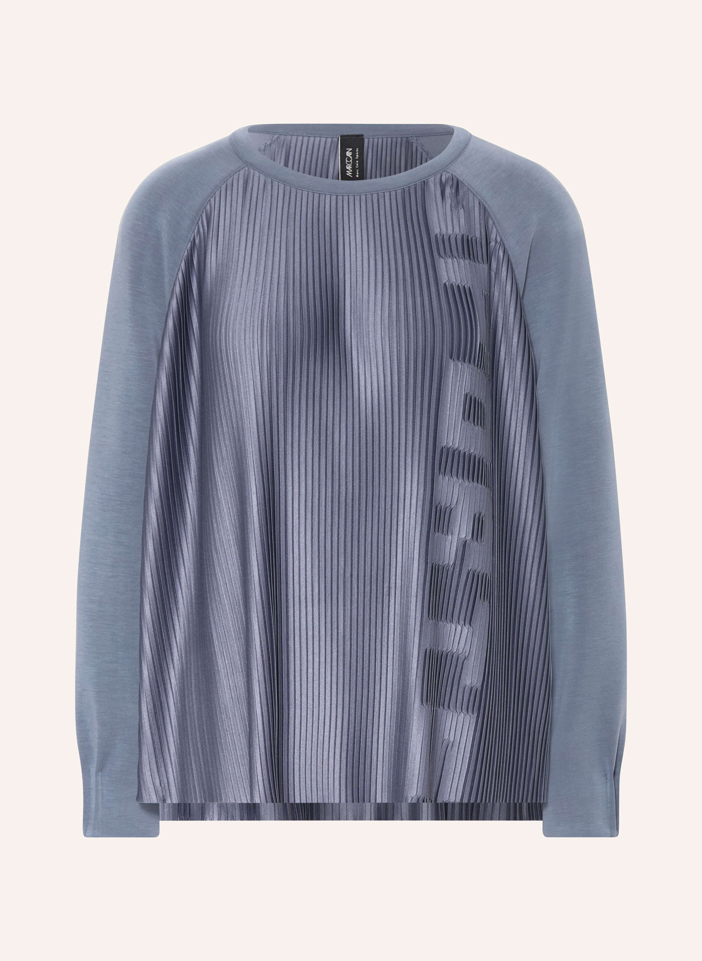MARC CAIN Sweatshirt mit Plissees