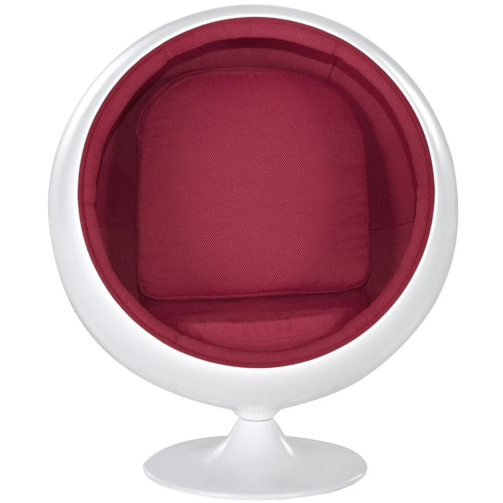 Eero Aarnio Style Kids Ball Chair in Red