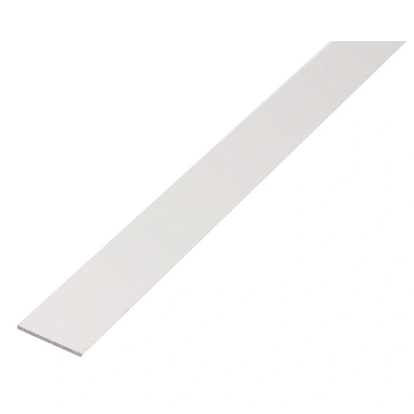 Ba-Profil, LxBxH: 2600 x 20 x 2 mm, weiß