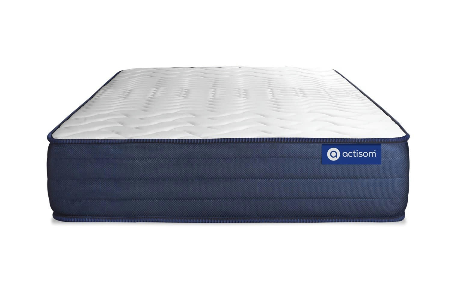 ACTIMEMO LIFE - Ensemble 120x190 cm sommier kit gris