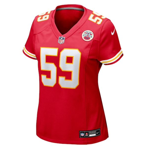 Cooper McDonald Kansas City Chiefs Nike Women's Team Game Jersey -  Red
