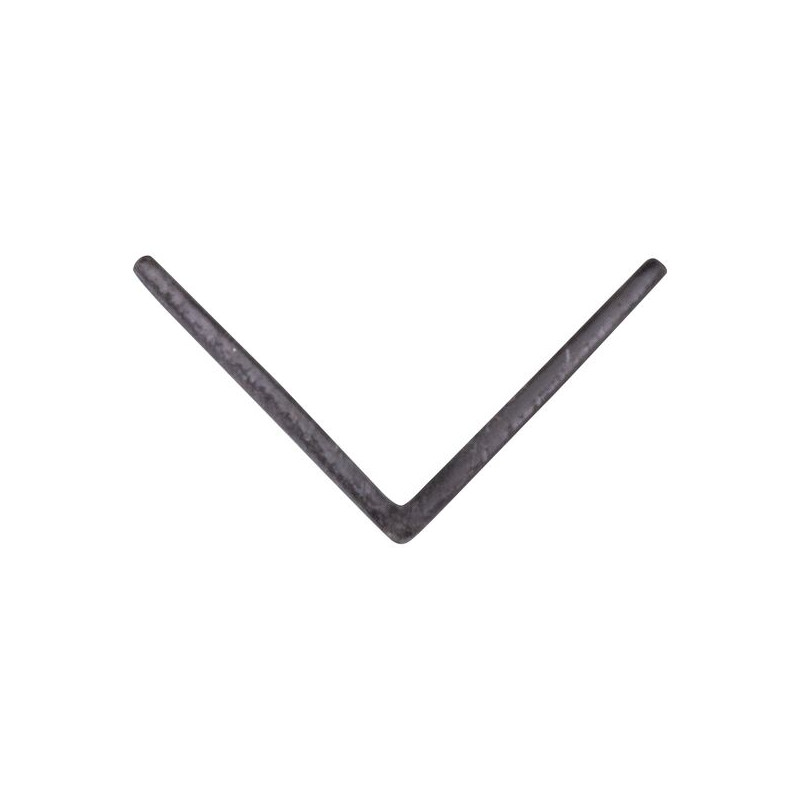 Cornière d'angle en PVC anthracite 260 x 1,5 x 1,5 cm