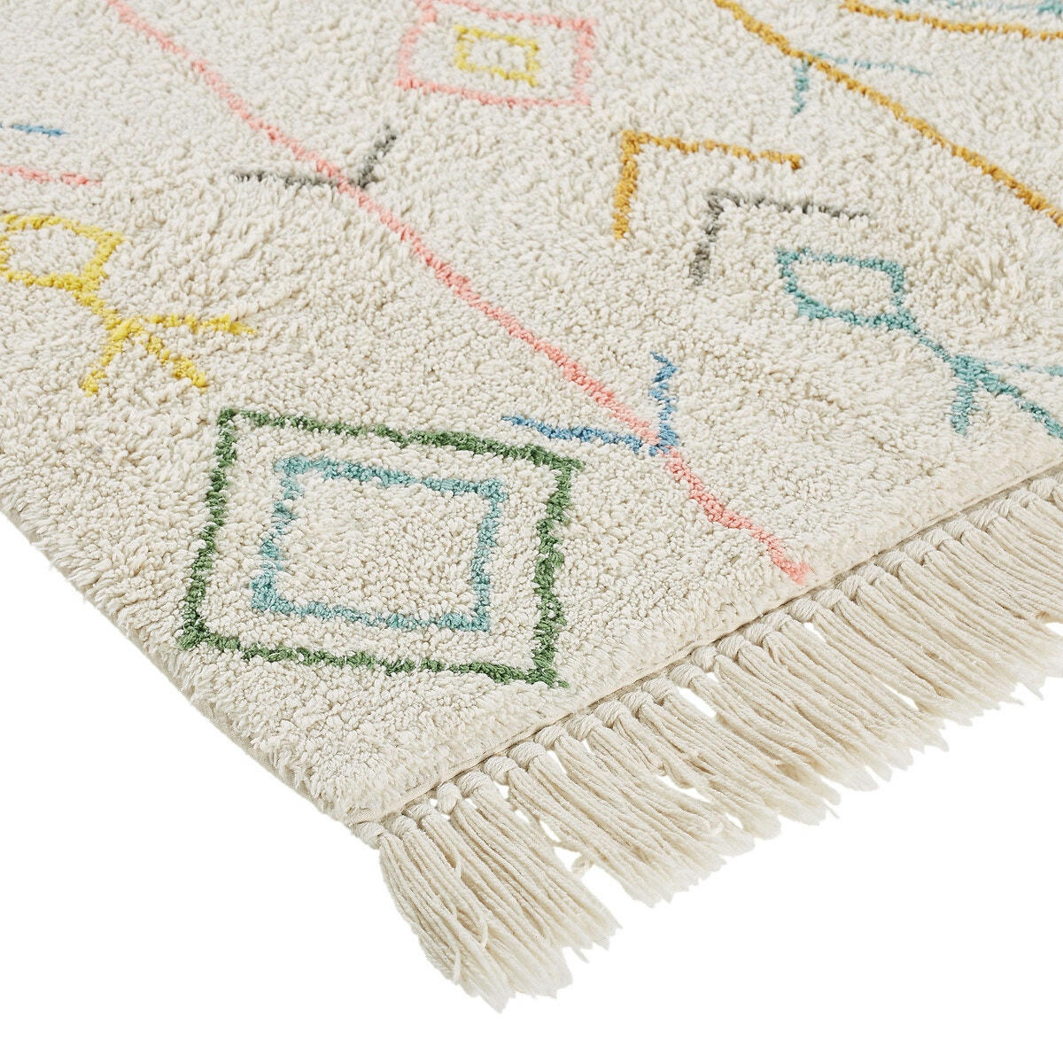 Tapis enfant style berbère en coton, Javi