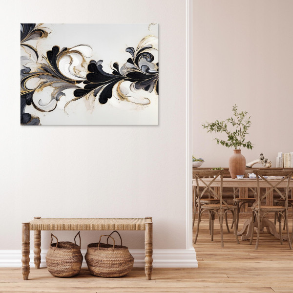 Obraz Na Płótnie Ścianę Abstrakcja Kwiaty Do Sypialni Salonu Kuchni 60X40