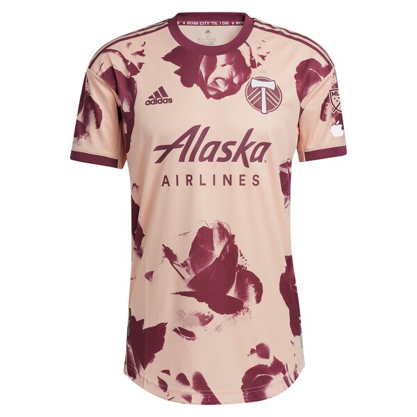 Diego Chara Portland Timbers adidas 2024 Heritage Rose Kit Authentic Player Jersey - Pink