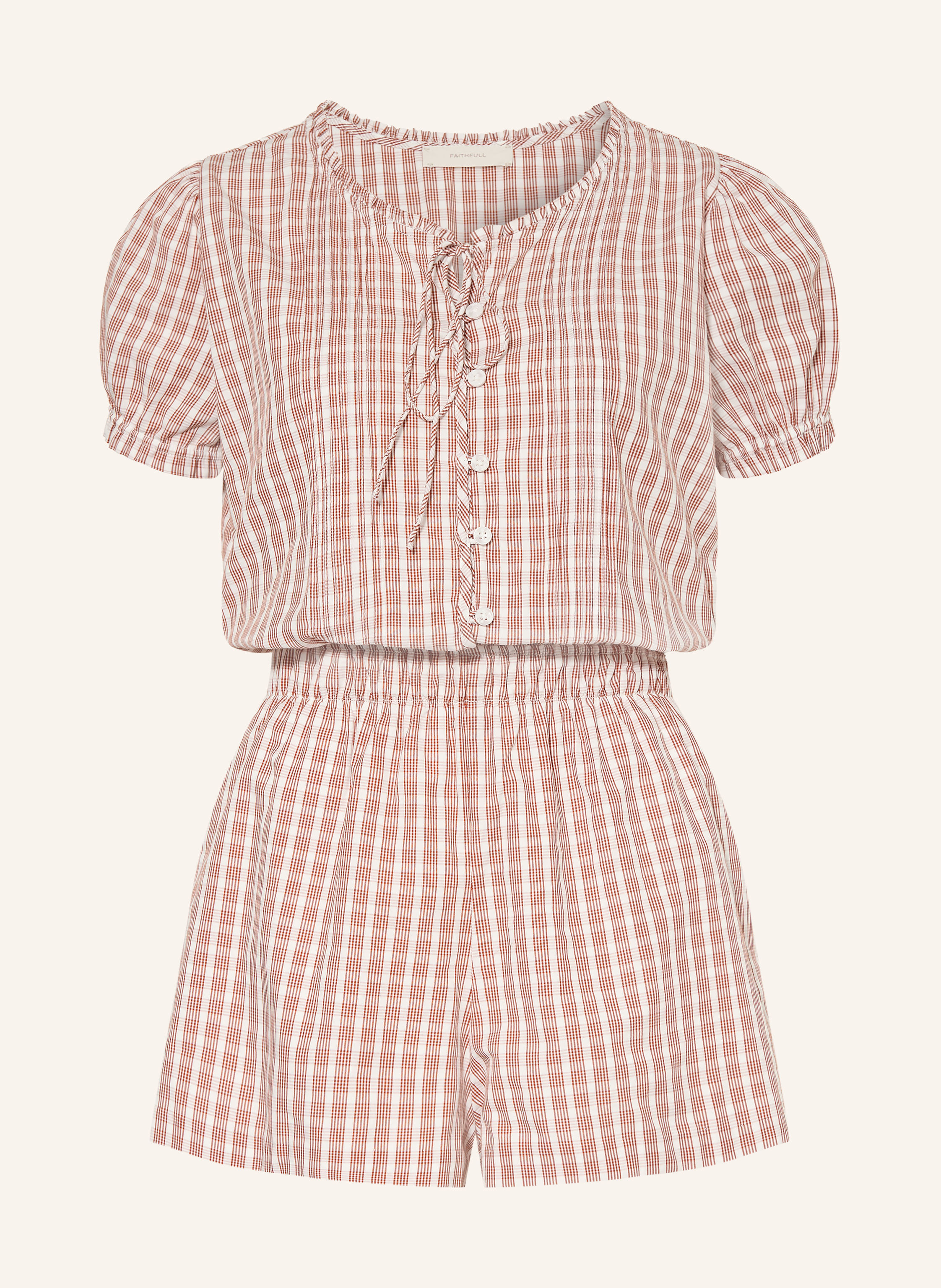 FAITHFULL THE BRAND Jumpsuit EMILIE mit Rüschen