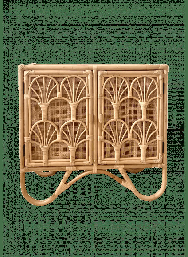 PALM - commode rotin et cannage