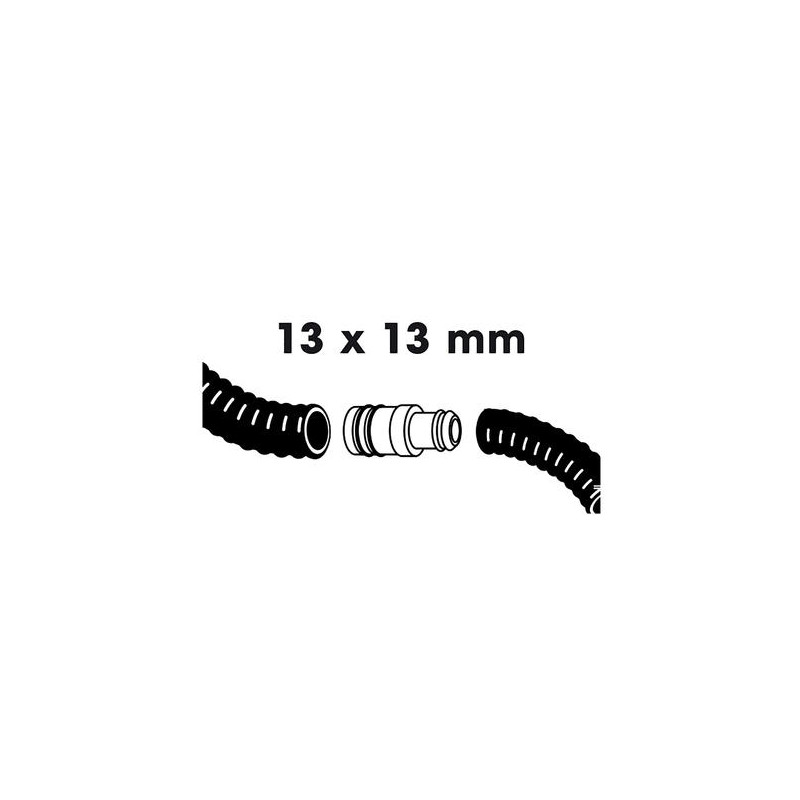 Raccord de tuyaux Ø 13 x 13 mm UBBINK