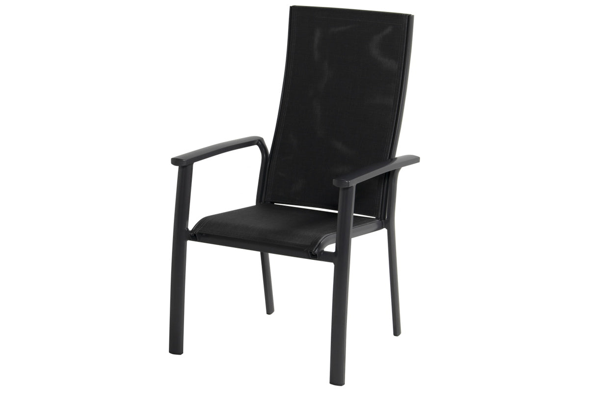 Hartman Tuinstoel Sitges - Antraciet Aluminium - Zithoogte 45cm