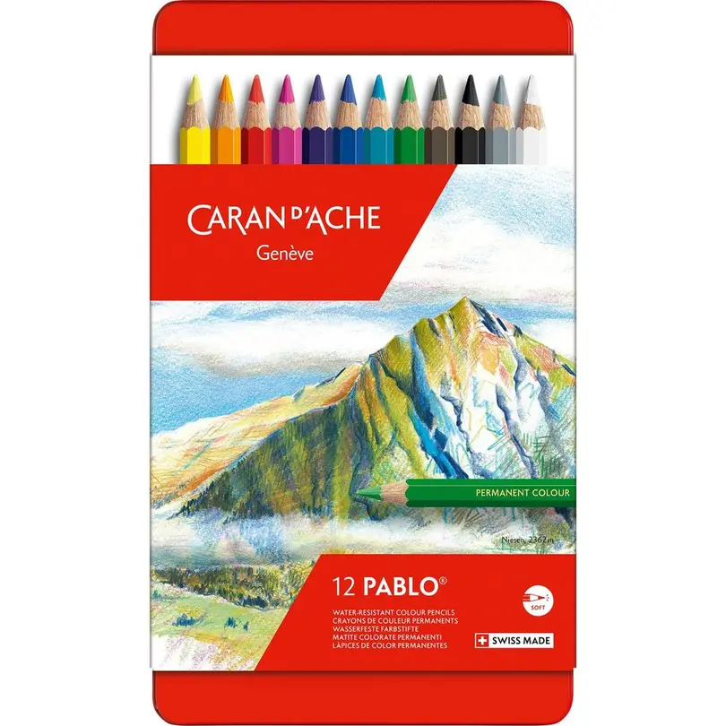 Farbstift-Set 12er-Set Caran dAche