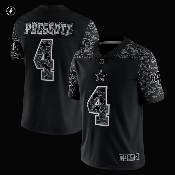 Dak Prescott Dallas Cowboys Nike RFLCTV Limited Jersey - Black