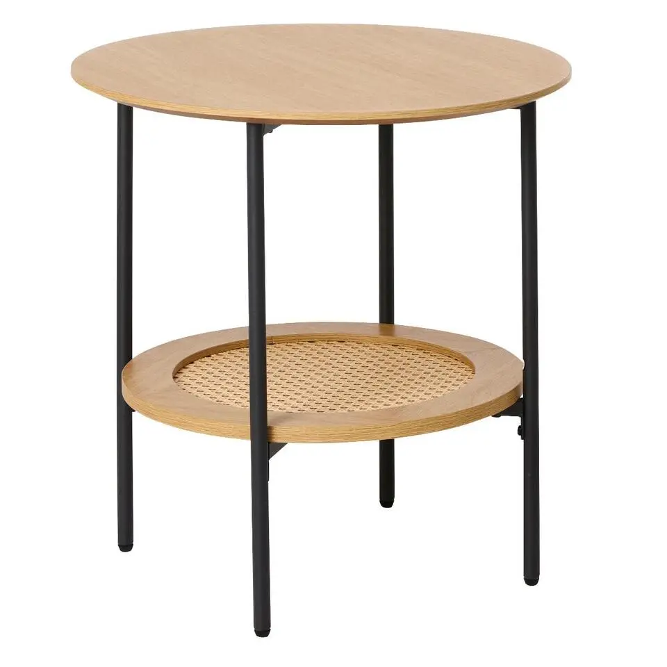 Nordic Home - Meya bijzettafel &Oslash;50 cm - naturel