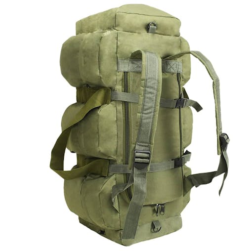 NNEVL 3-in-1 Army-Style Duffel Bag 120 L Olive Green