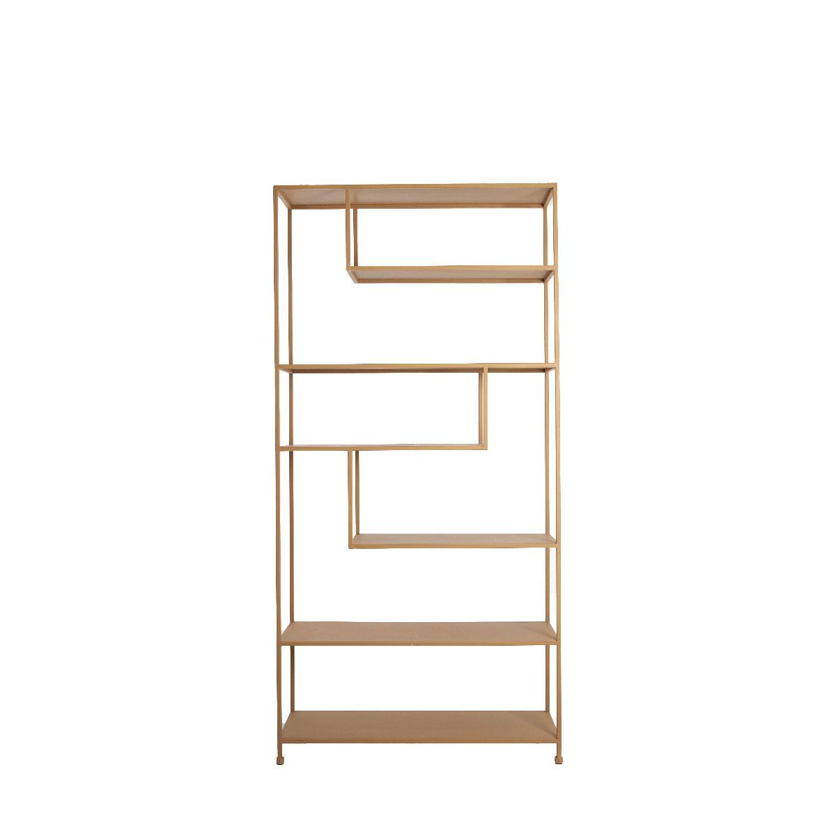 Light & Living - Ylaya stellingkast 100x35x203 cm - beige