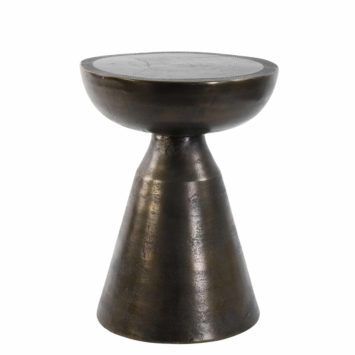Light & Living bijzettafel Pasja - brons - Ø39.5cm