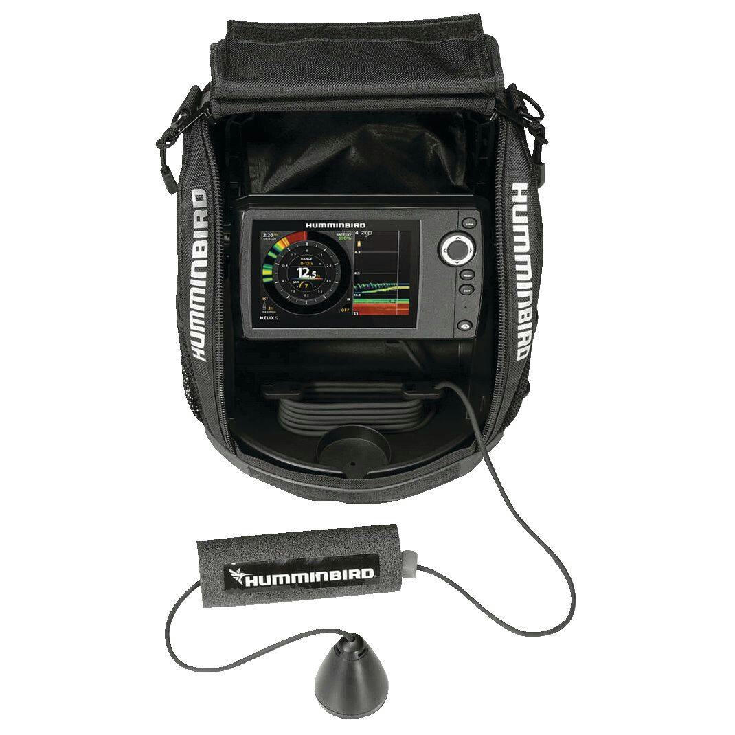 Humminbird Ice Helix 5 Chirp G3 Fish Finder Bundle