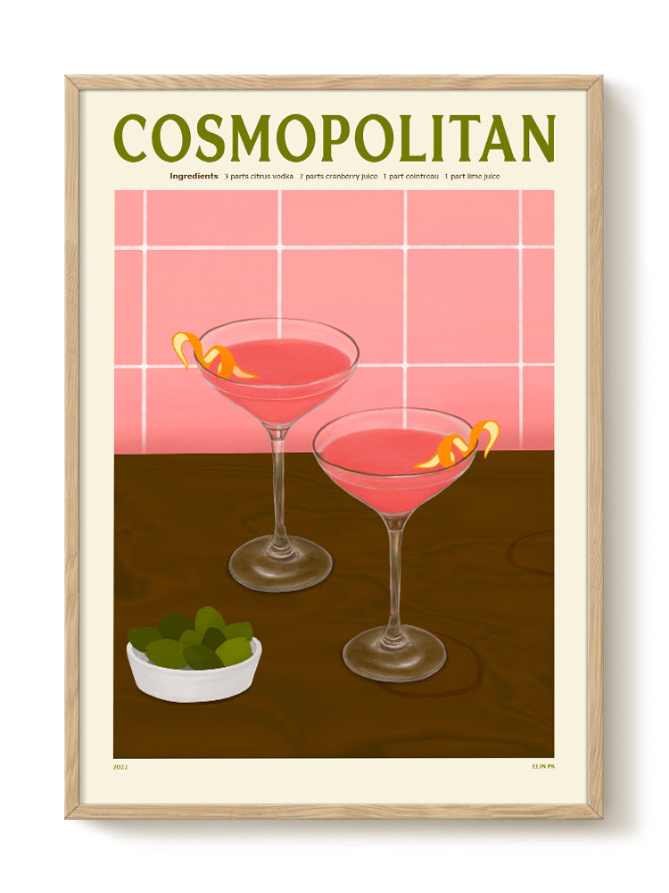 Elin PK - Cosmopolitan - PSTR studio Kunst Poster