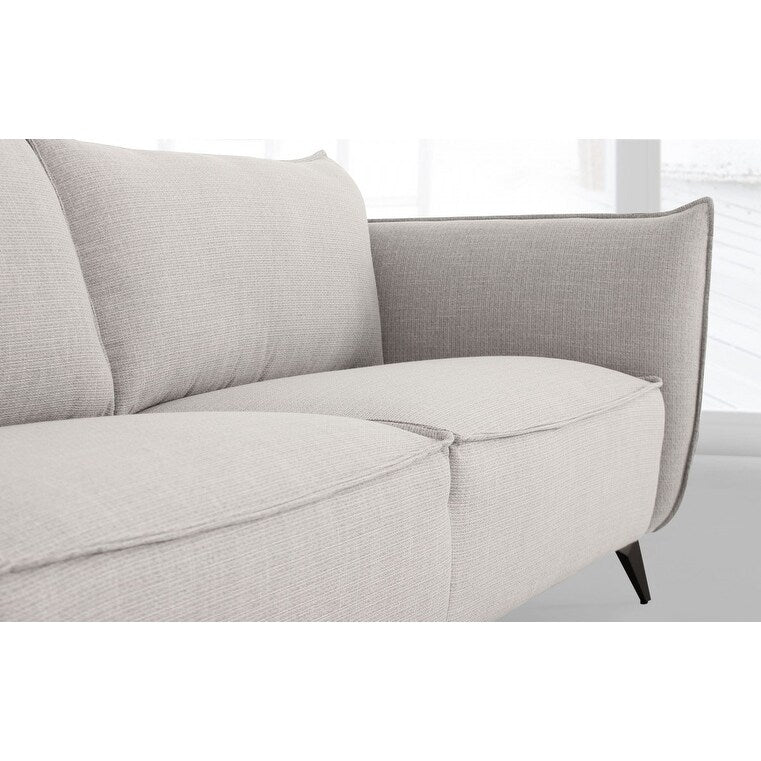 Contemporary 91 Grey Fabric Sofa