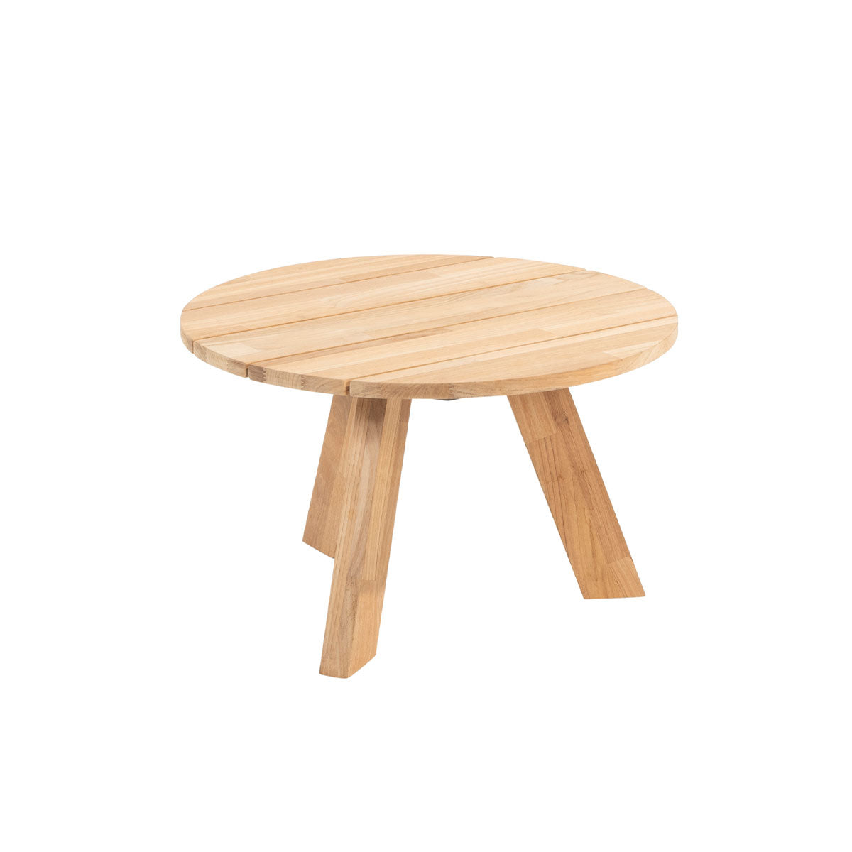 4 Seasons loungetafel Cosmic antraciet - teak - Ø65 cm