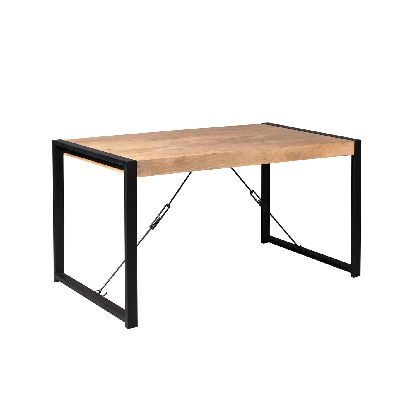 Starfurn Eettafel Britt - Rechthoekig Naturel Hout - 160x80x76cm