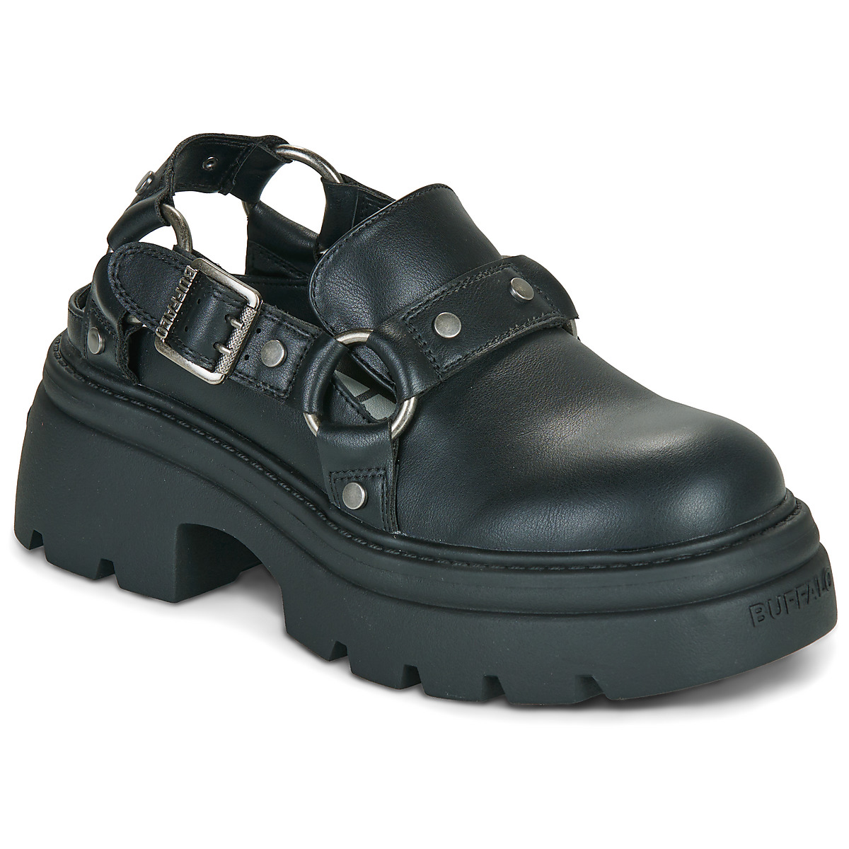 Buffalo - VEGA CLOG BUCKLE - Black