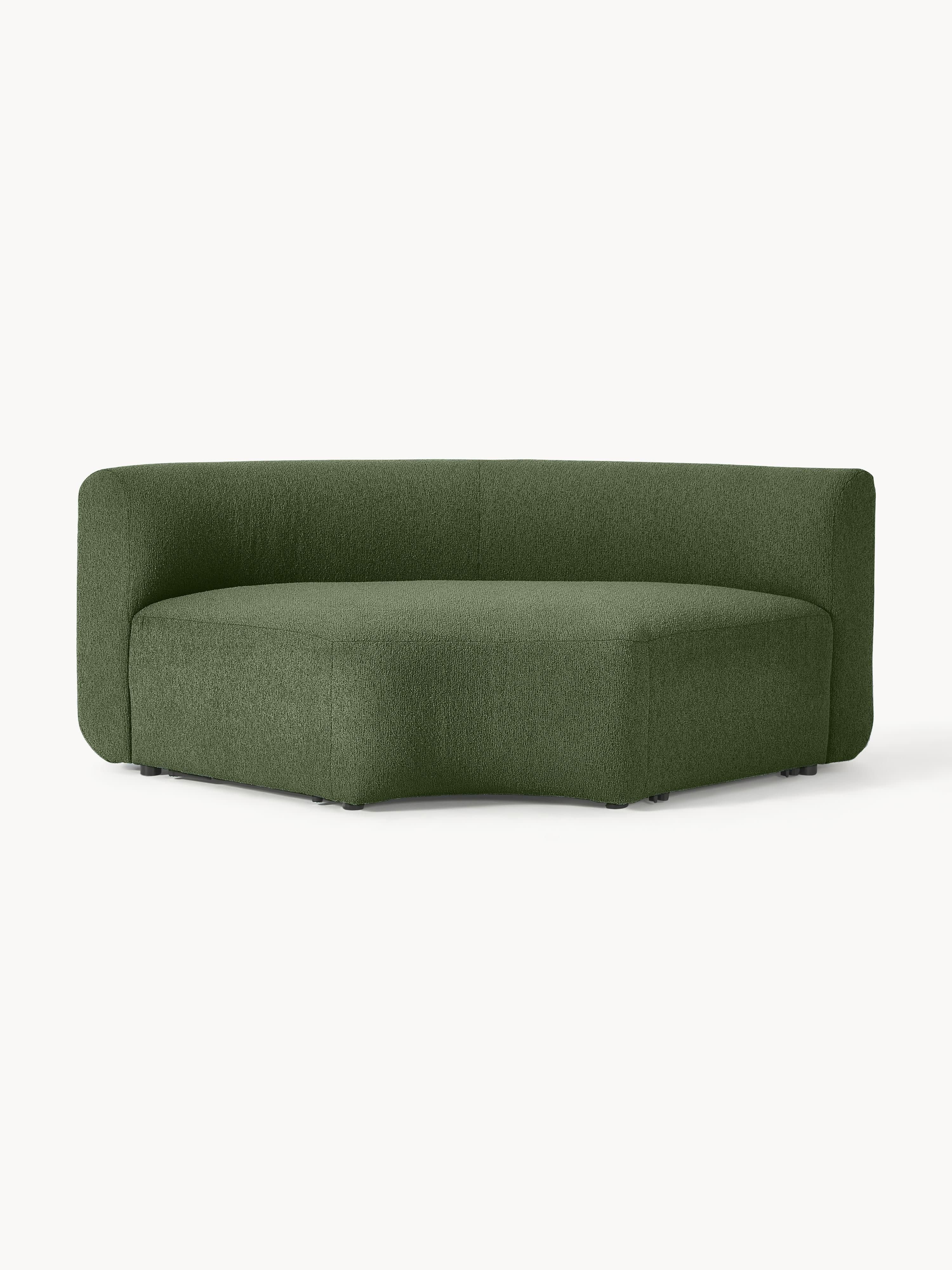 Rundes Bouclé-Eckmodul Sofia