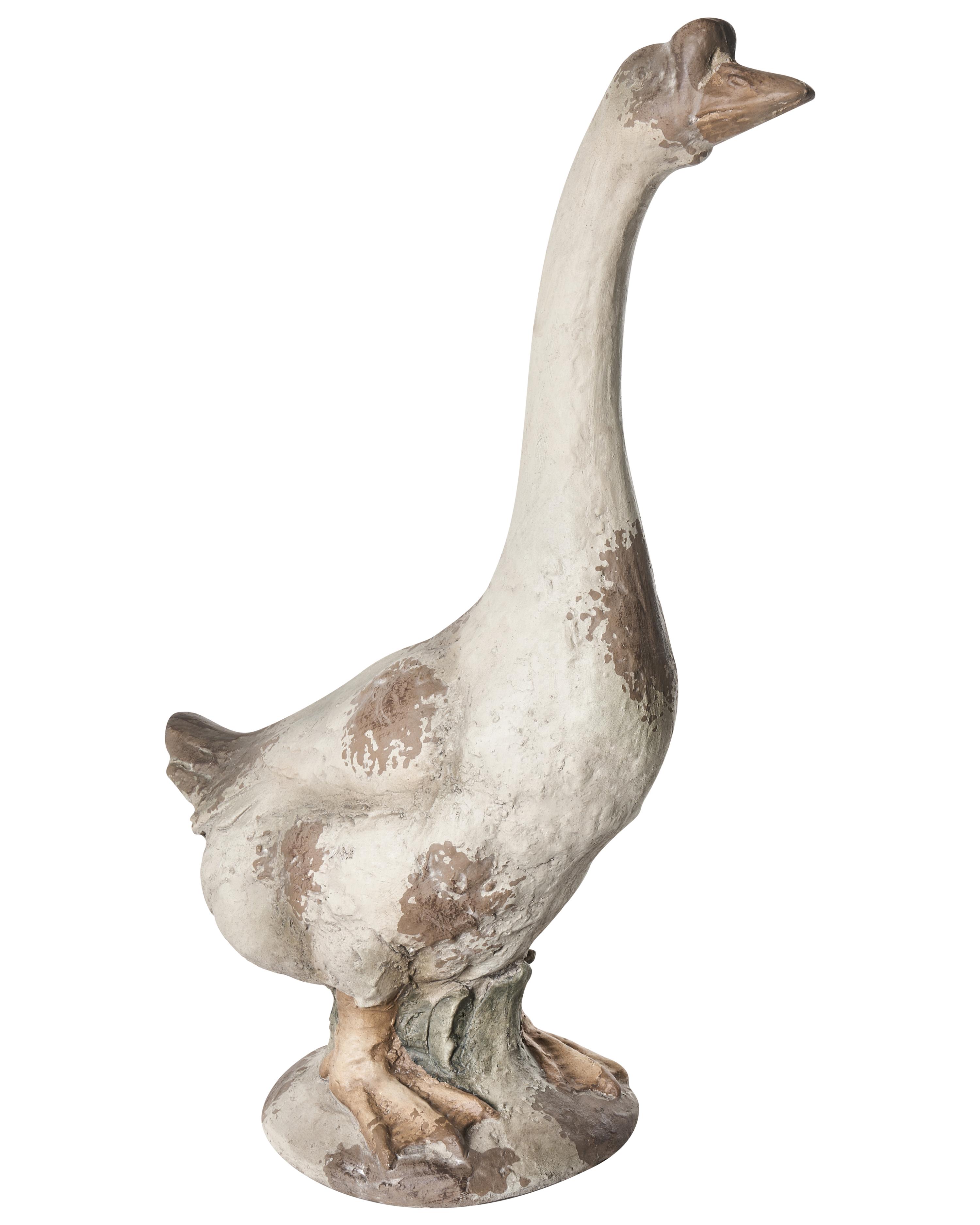 Garden Statue SARNO Goose Beige