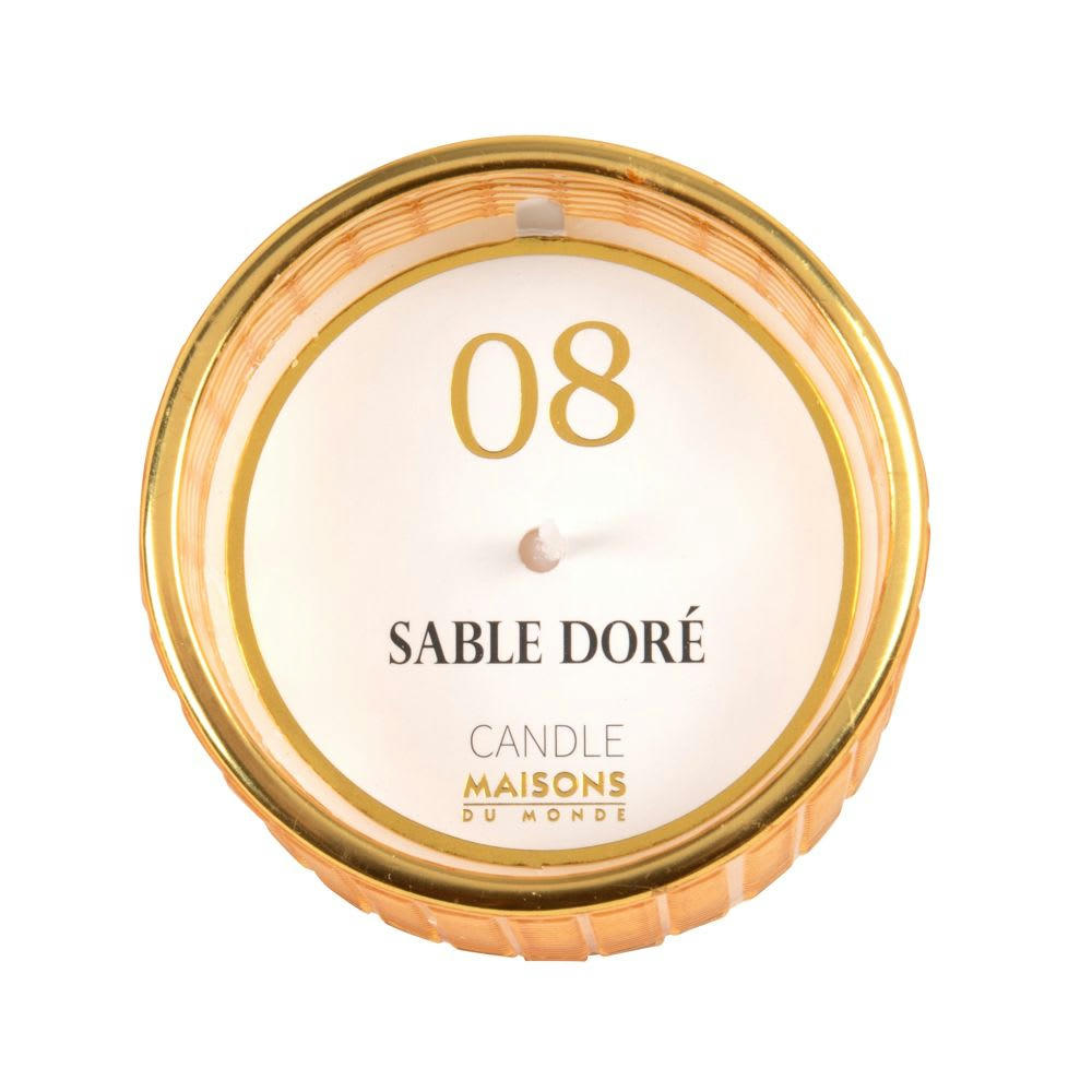 COLORAMA - Bougie parfumée en verre jaune H7 100 g