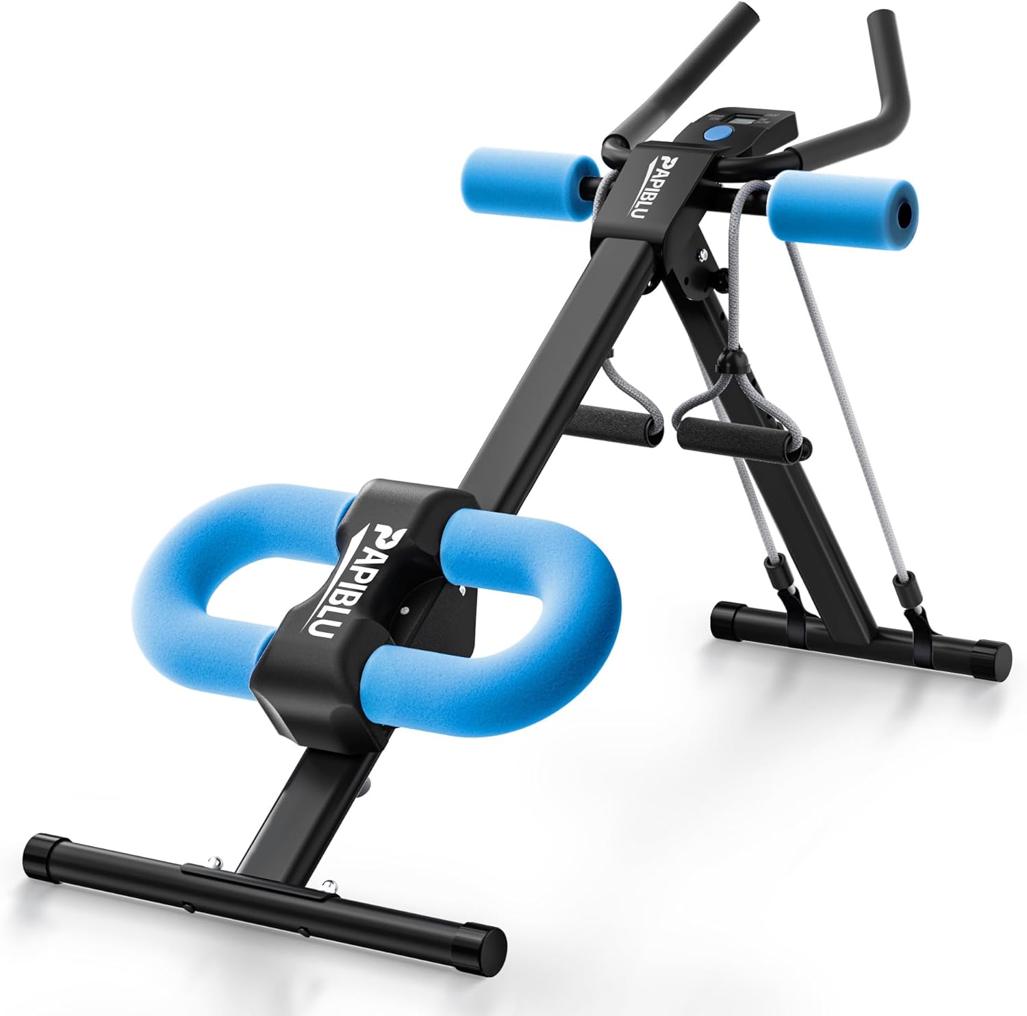 Abdominal Trainers - Adjustable Ab Trainer Machine - Home Gym Core Strength Trainer for Men & Women - Blue
