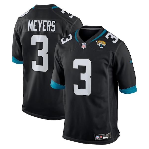 Jakobi Meyers Jacksonville Jaguars Nike Alternate  Game Jersey -  Black/Teal