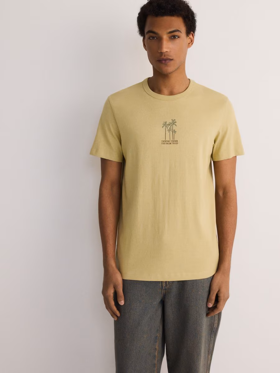 Regular Fit T-Shirt With Embroidery
