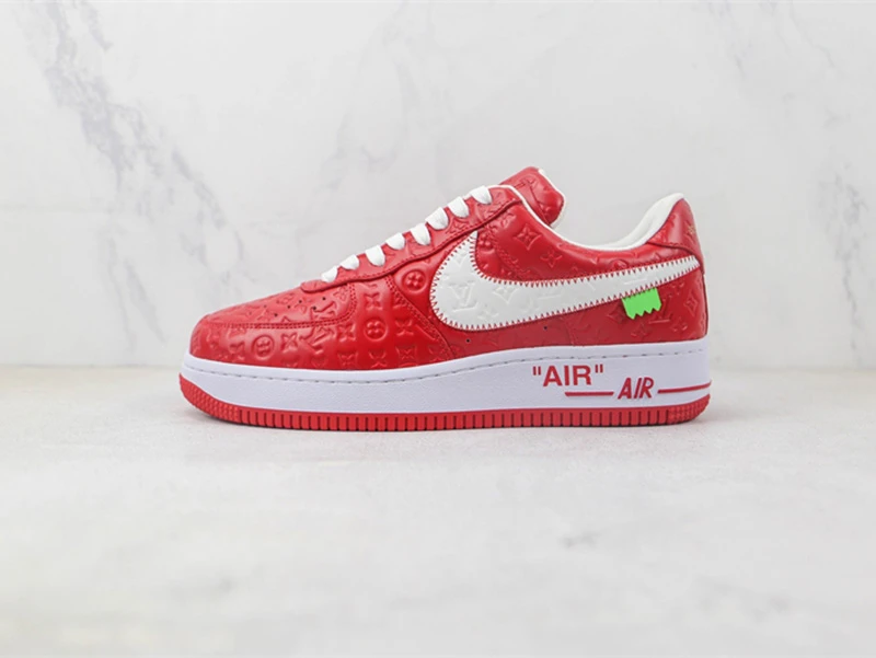 Louis Vuitton x Nike Air Force 1'07 LV8 Low Red/white/LV Monogram