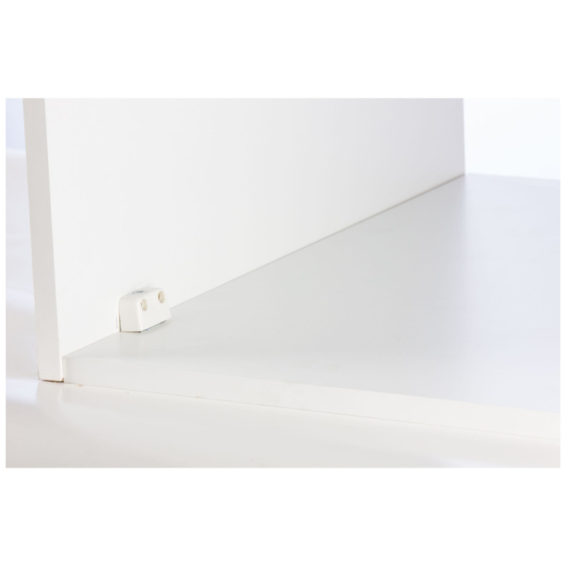 Pièce d'assemblage blanche 40 x 14 mm 4 pièces TEKNIBOX