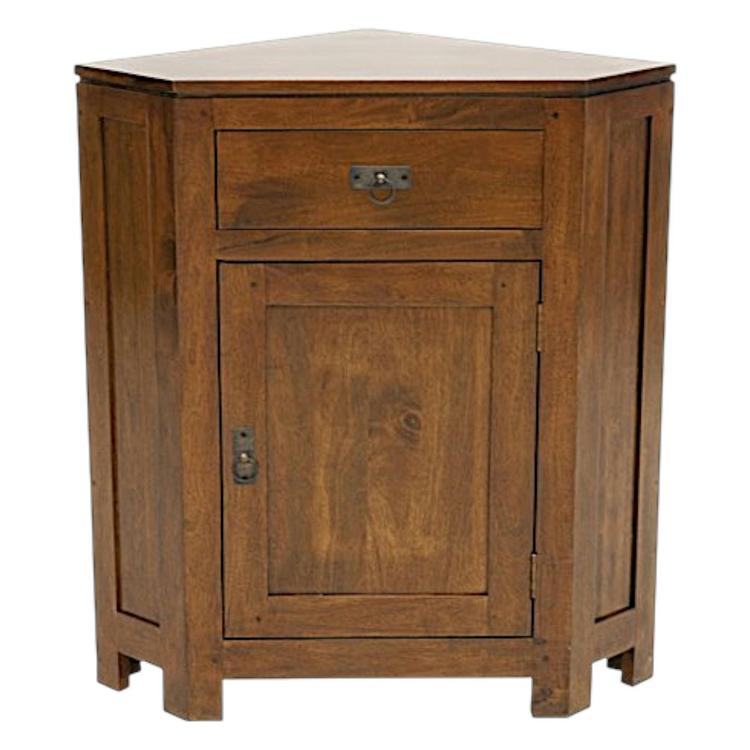 Meuble d'angle hévéa 88CM HELENA