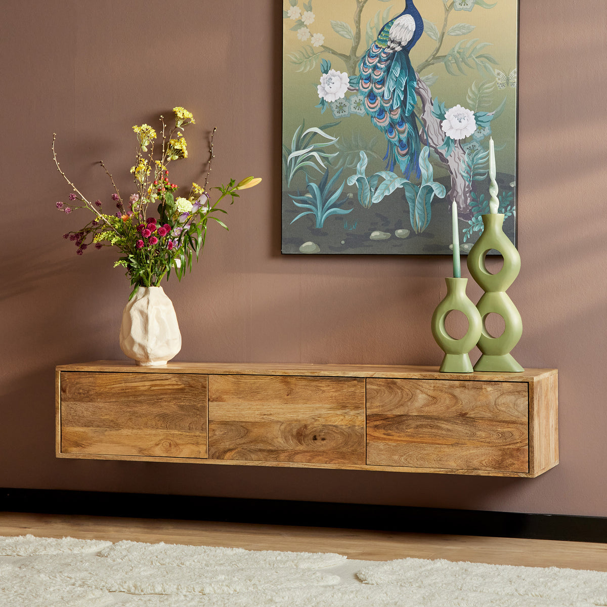 Starfurn tv meubel Vision - bruin - 30x160x35cm