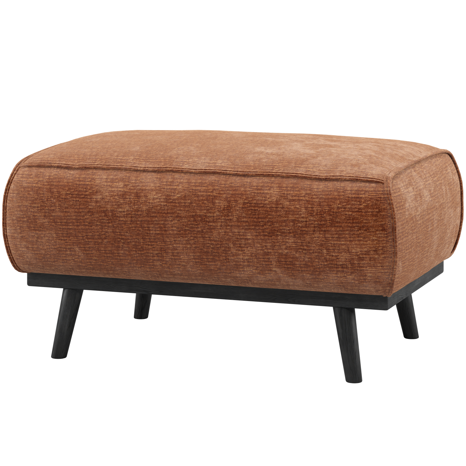 WOOOD hocker Statement - Chennile - Velvet Terra - 40x80x55