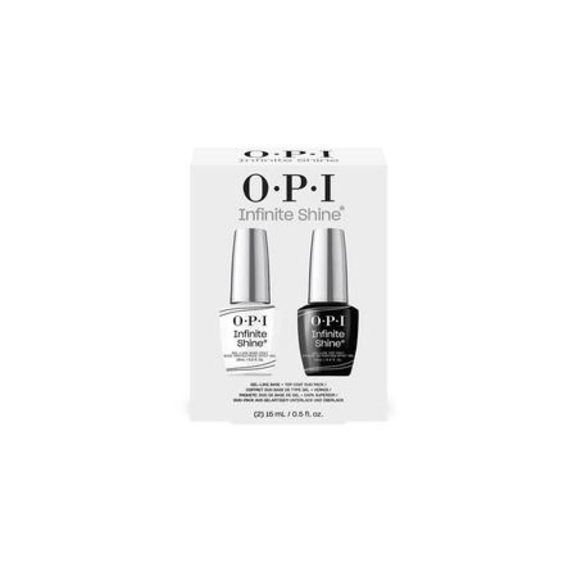 INFINITE SHINEDuo kit base et top coats effet gel