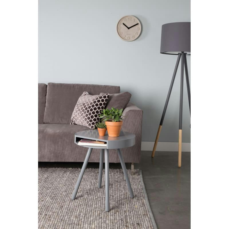 CONRETE TIME - Horloge en béton noir