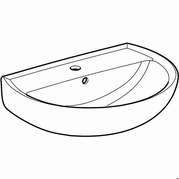 Lavabo céramique percé BASTIA 60 CM - GEBERIT - 00110500000
